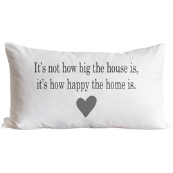 Happy Home Pillow Cover