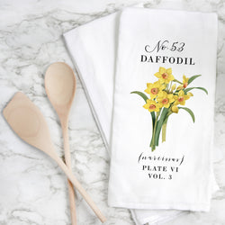 Botanical Daffodil Tea Towel