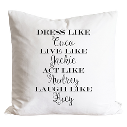 Dress Like Coco Pillow Cover
