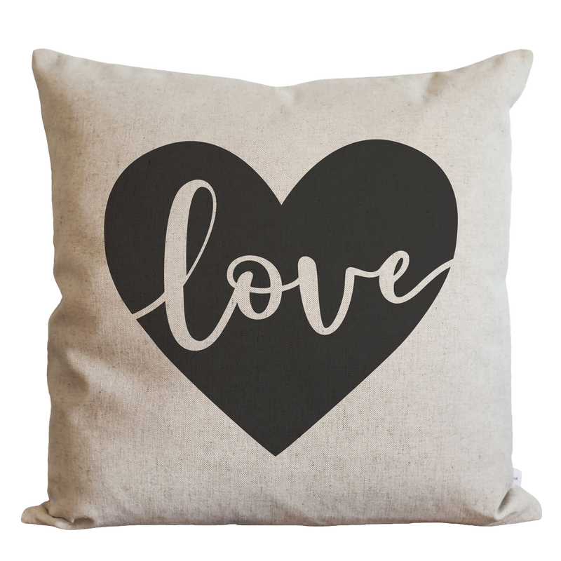 Love Heart Pillow Cover