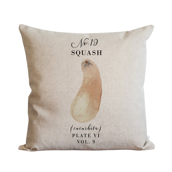 Botanical Squash Pillow Cover