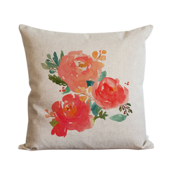 Floral Pillow Cover.