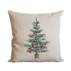 Christmas Tree Pillow Cover.