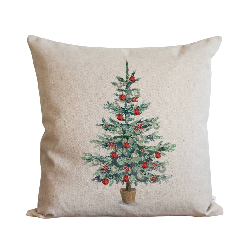 Christmas Tree Pillow Cover.