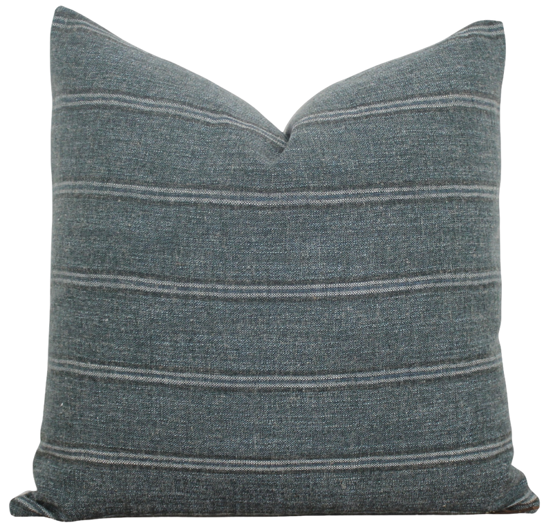 Green Stripe Pillow Cover | Easton