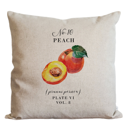 Peach Pillow Cover
