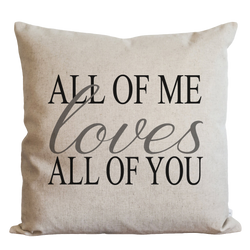 All of Me Pillow Cover