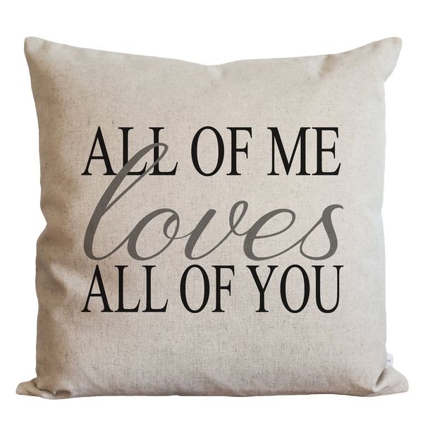 All of Me Pillow Cover