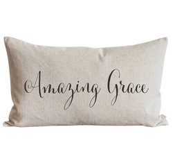 Amazing Grace Pillow Cover.