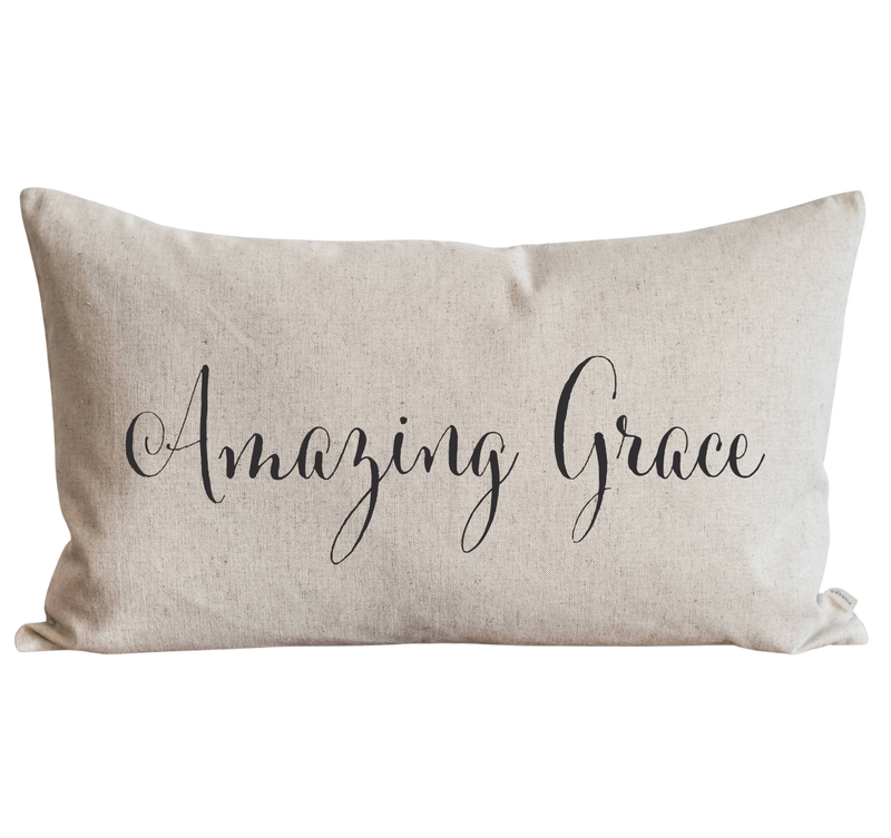 Amazing Grace Pillow Cover.