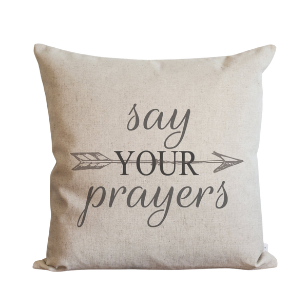 Say Your Prayers Pillow Cover. – Porter Lane Home