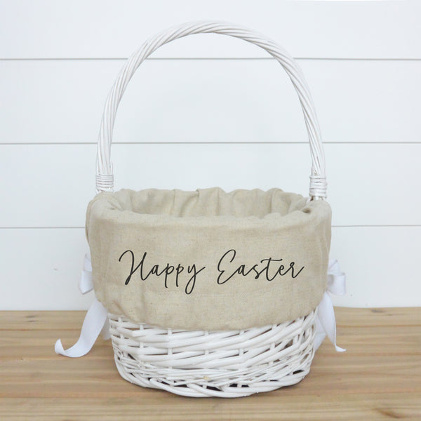 Happy Easter Basket Liner