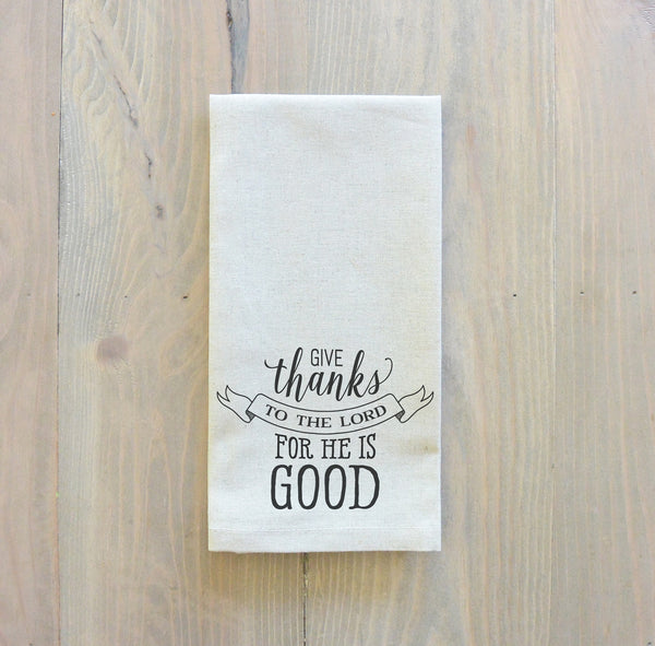 Give Thanks To The Lord Napkin - Porter Lane Home