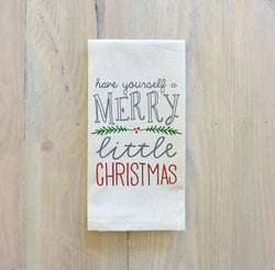Have Yourself A Merry Little Christmas Napkin - Porter Lane Home
