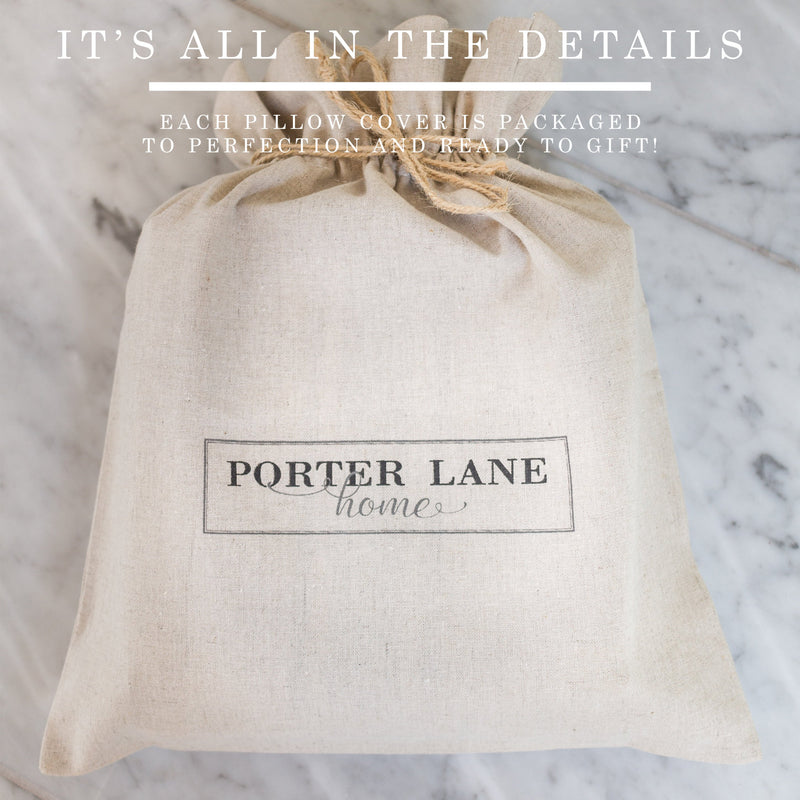 Fringe Pillow Cover - Porter Lane Home