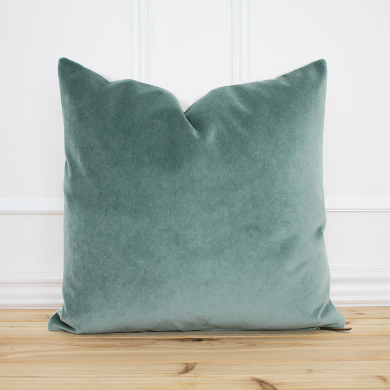 Green Velvet Pillow Cover | Forrest