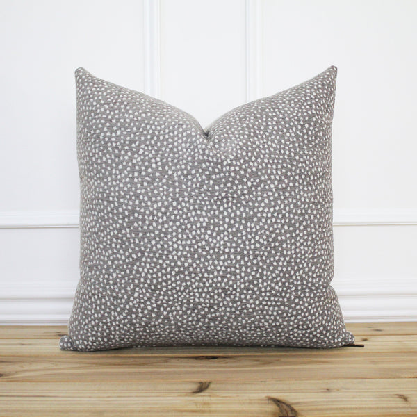 Gray Dot Pillow Cover | Willow