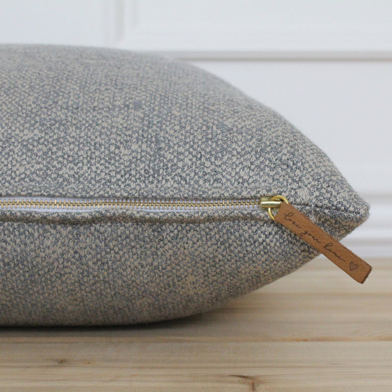 Gray and Gold Outdoor Pillow Cover | Harvey
