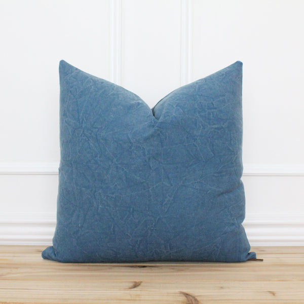 Blue Demin Pillow Cover | Parker Denim