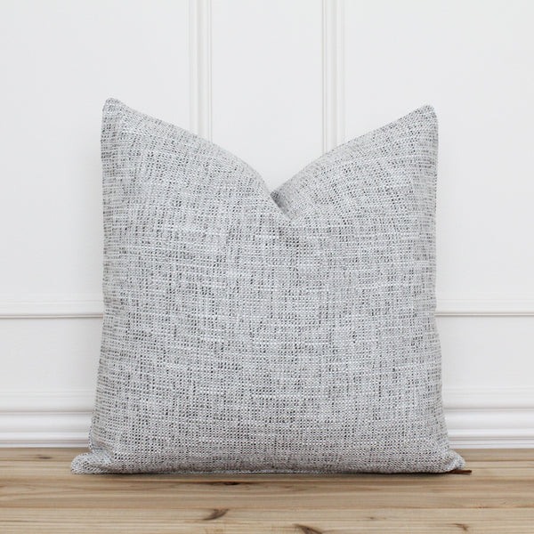 Gray Tweed Indoor Outdoor Pillow Cover | Brody