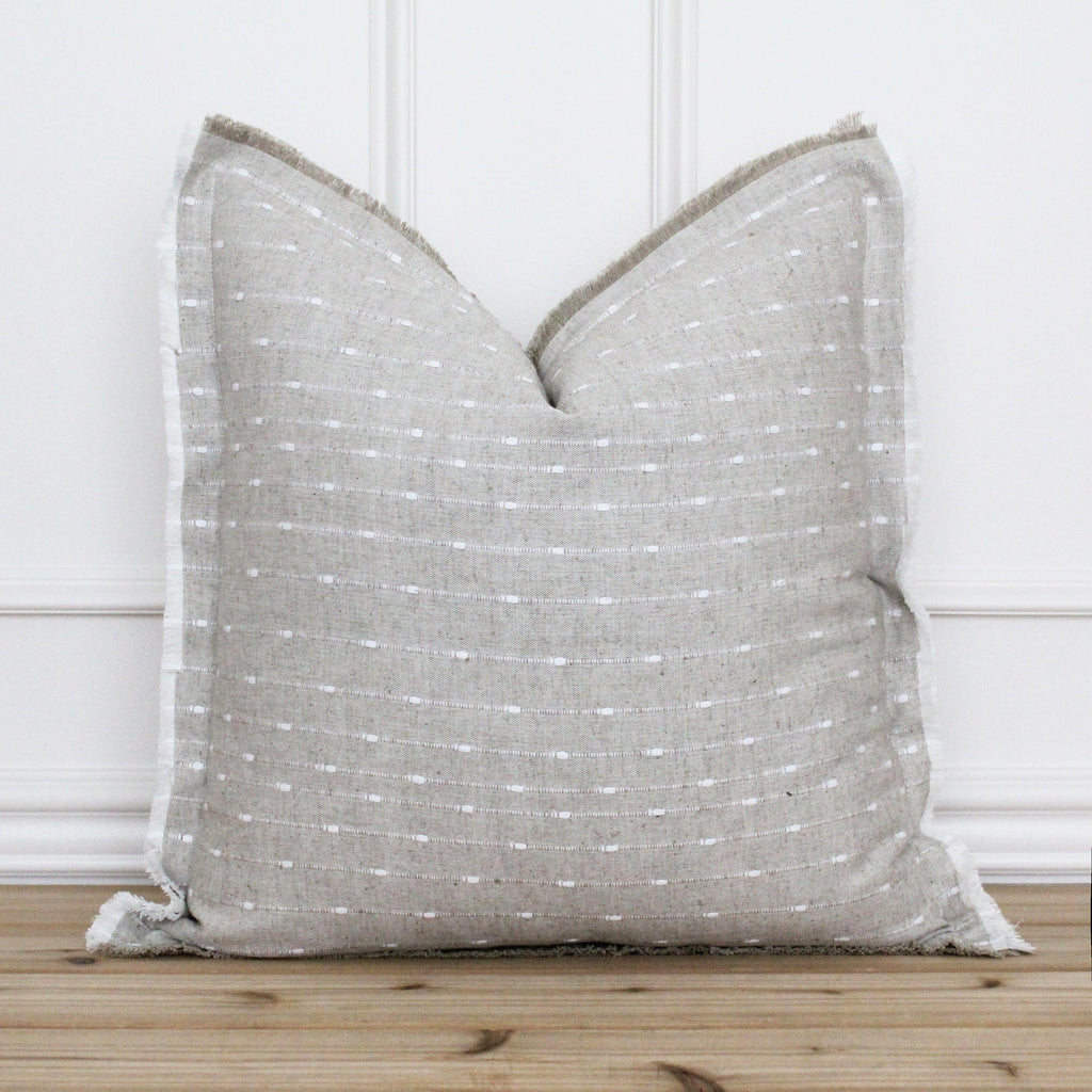 Natural Dotted Fringe Pillow Cover – Porter Lane Home