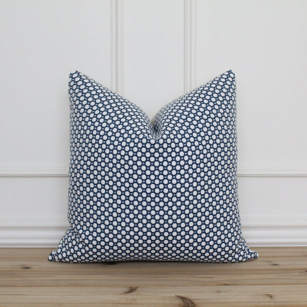 Blue Dot Pillow Cover | Mary