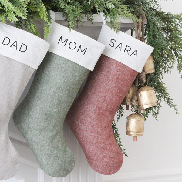 Personalized Christmas Stocking {4 font styles} – Porter Lane Home