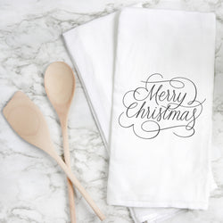 Merry Christmas Tea Towel